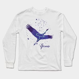 Grus Constellation Long Sleeve T-Shirt